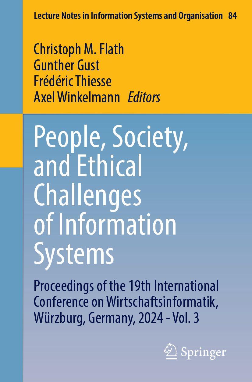 Knjiga People, Society, and Ethical Challenges of Information Systems Christoph M. Flath