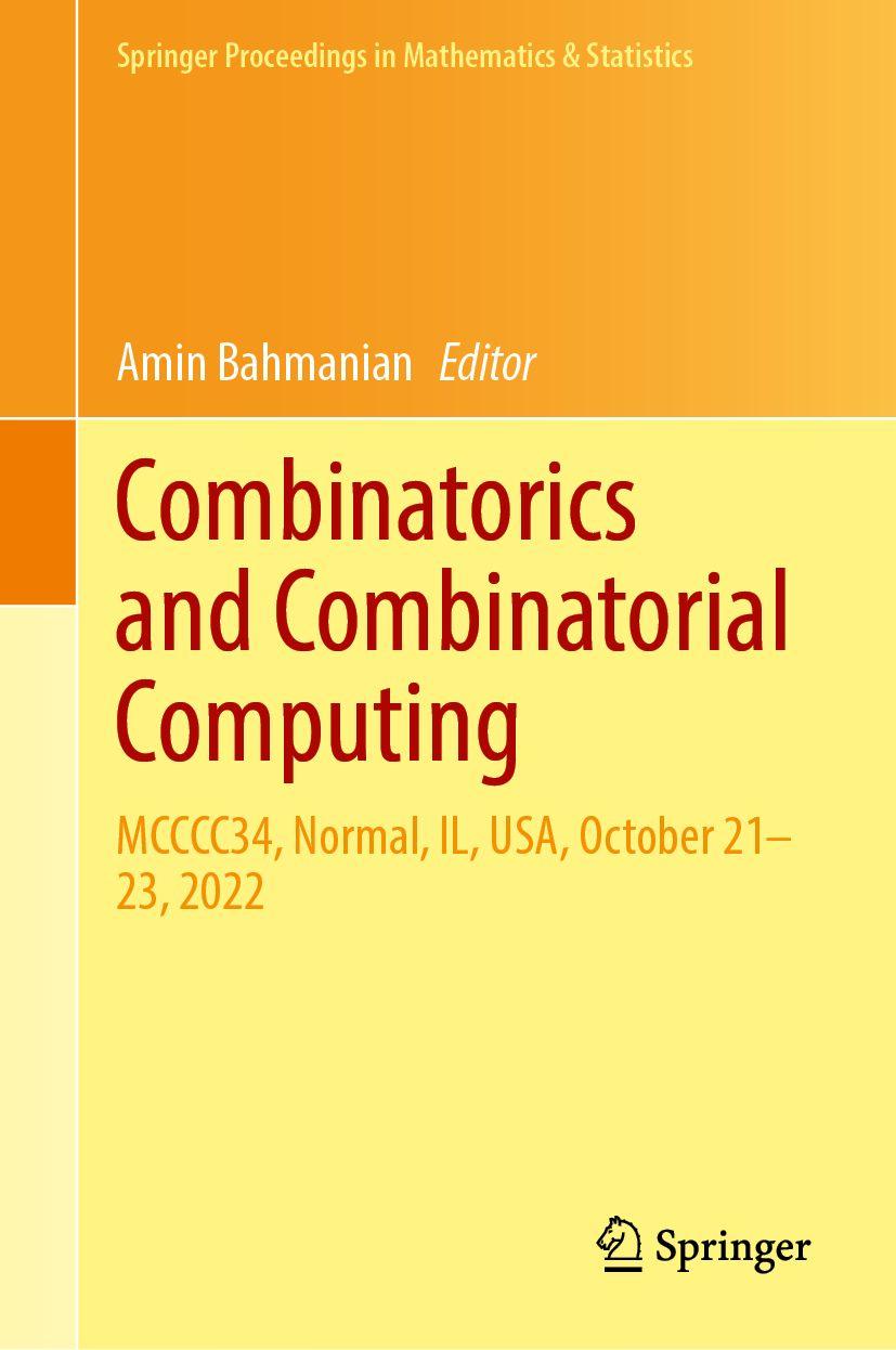 Knjiga Combinatorics and Combinatorial Computing Amin Bahmanian