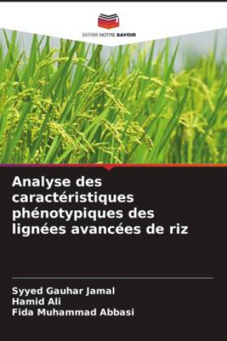 Libro Analyse des caractéristiques phénotypiques des lignées avancées de riz Syyed Gauhar Jamal