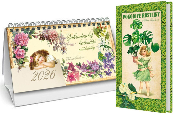Libro Kalendář 2026 Zahradnický + Pokojové rostliny Klára Trnková