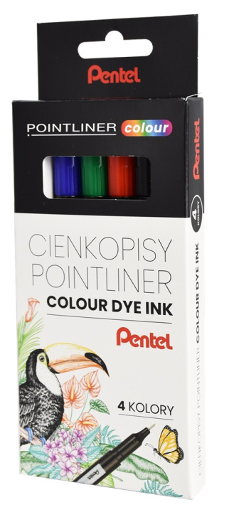 Libro Cienkopis pointliner S40-ST 4 kolory 