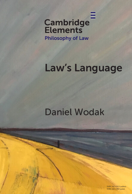 Kniha Law’s Language Daniel Wodak