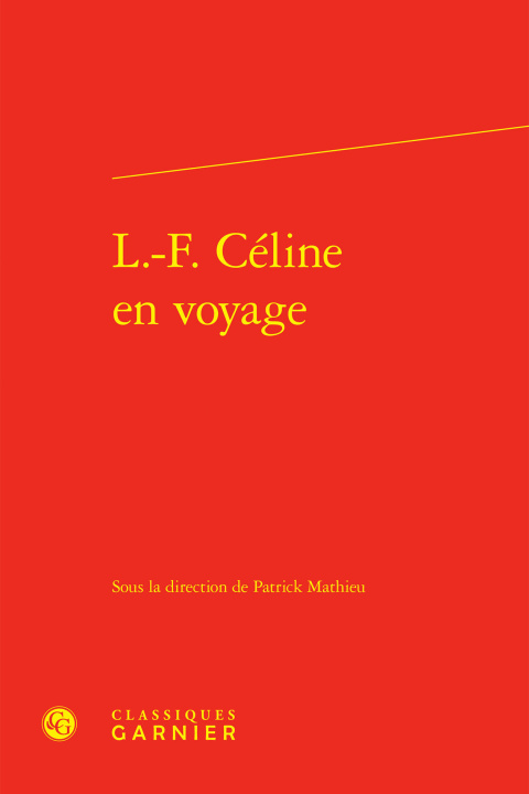 Knjiga L.-f. céline en voyage 