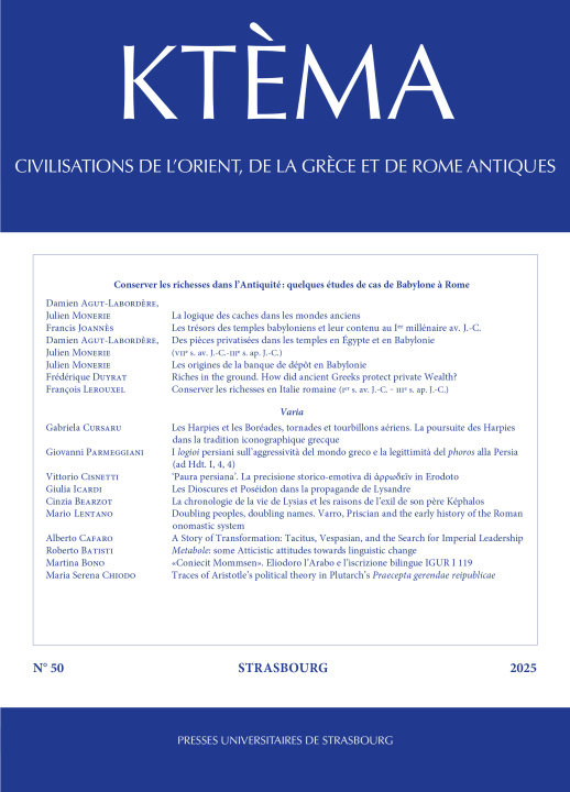 Книга Ktèma n° 50/2025 