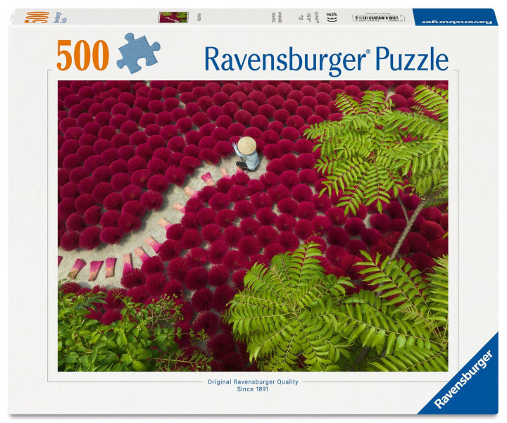 Igra/Igračka Erwachsenenpuzzle 500 Teile - Ein Meer aus Rot 