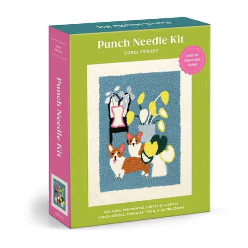 Kniha Cute Animals Punch Needle Kit Galison