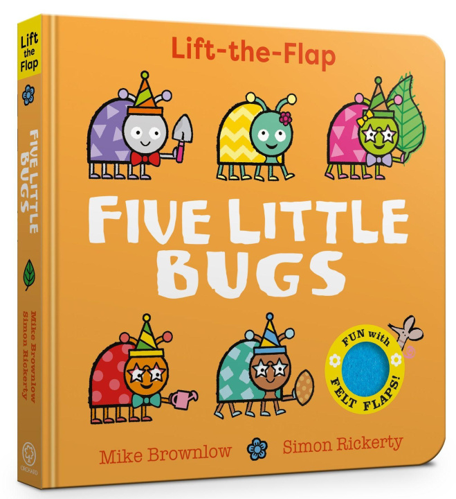 Book Five Little Bugs Simon Rickerty