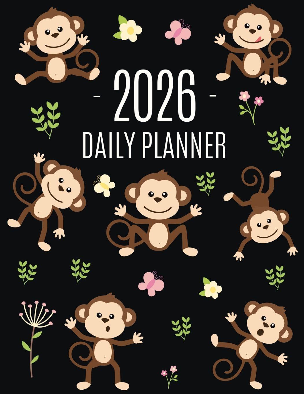 Kniha Monkey Planner 2026 PimPom Pretty Press