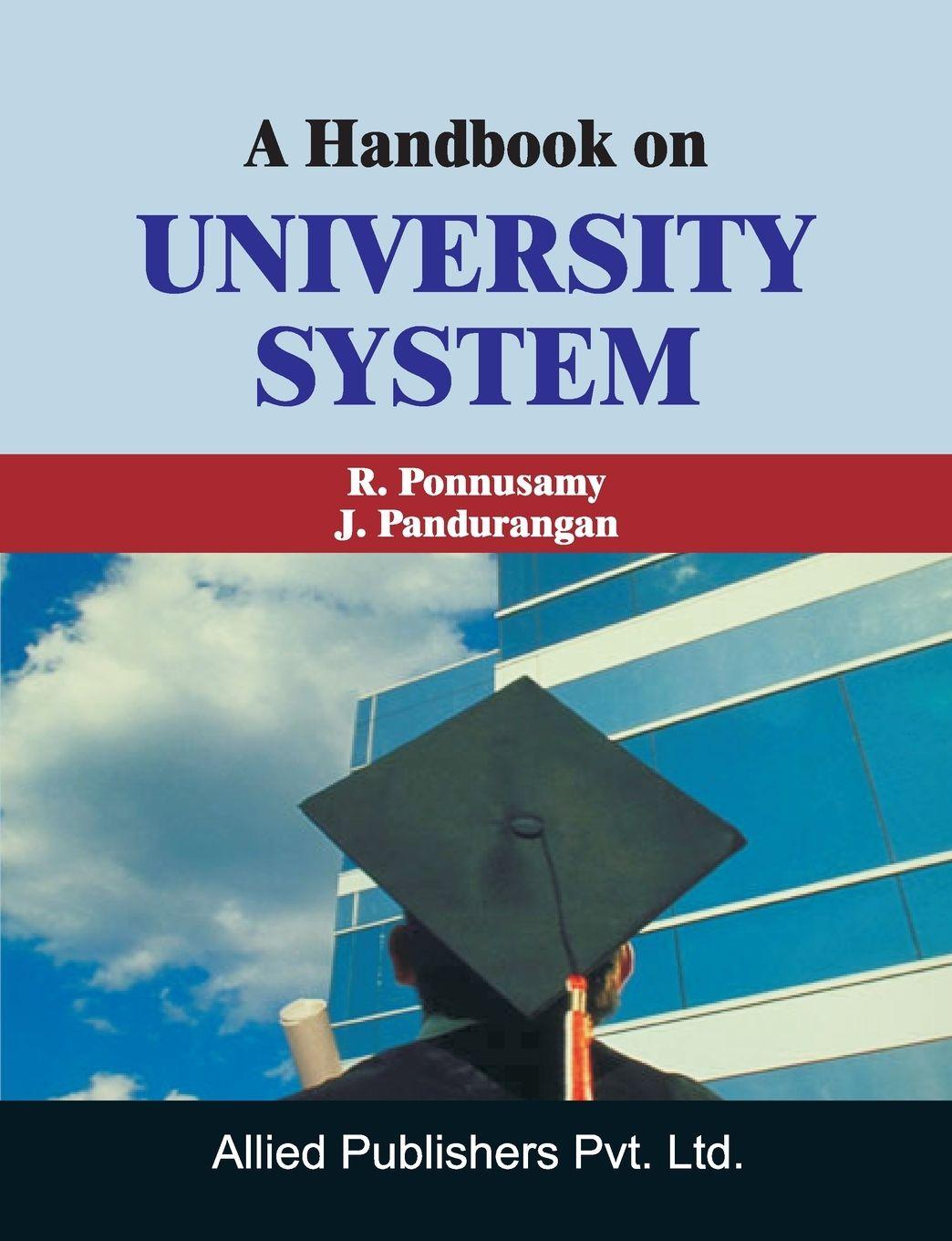 Kniha A Handbook on UNIVERSITY SYSTEM J. Pandurangan
