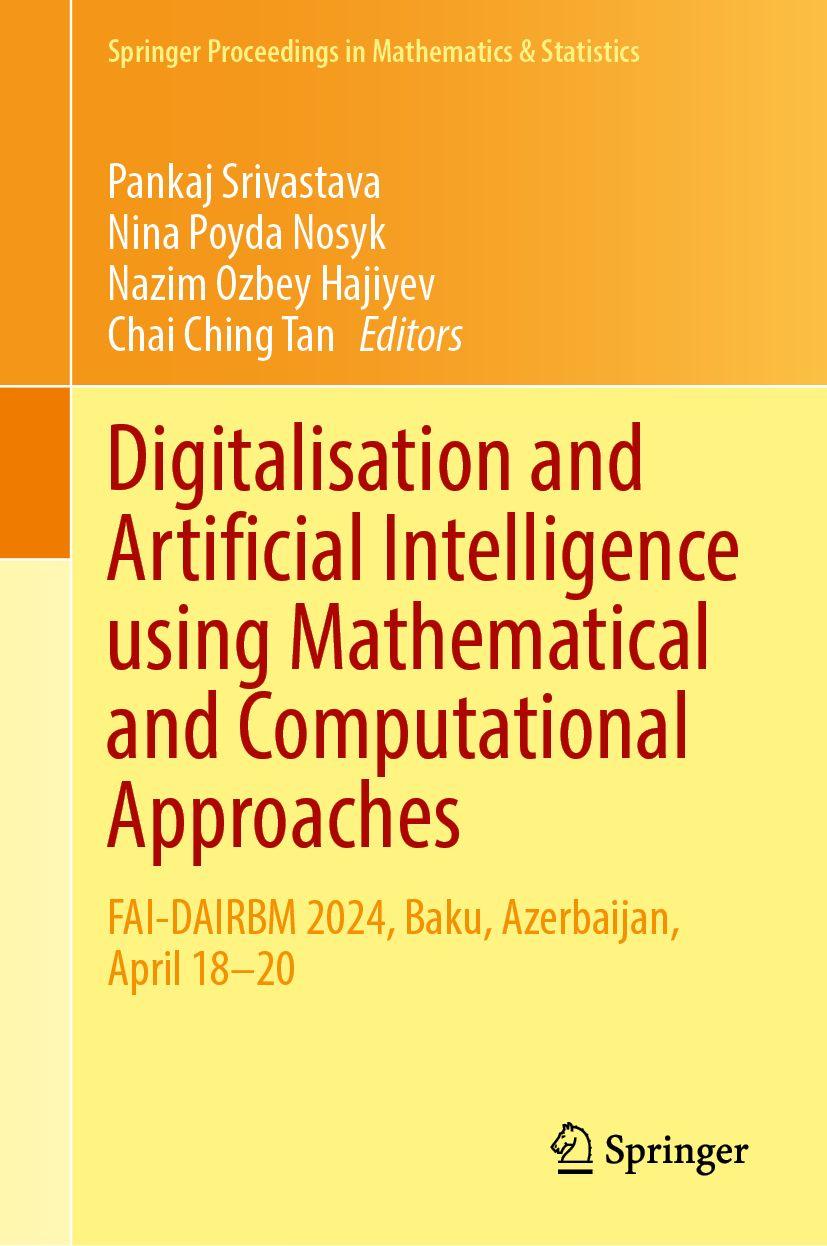 Kniha Digitalisation and Artificial Intelligence using Mathematical and Computational Approaches Nina Poyda Nosyk