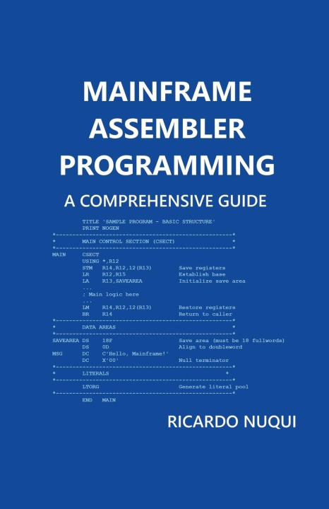 Kniha Mainframe Assembler Programming Ricardo Nuqui