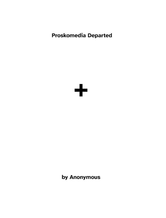 Kniha Proskomedia Departed 