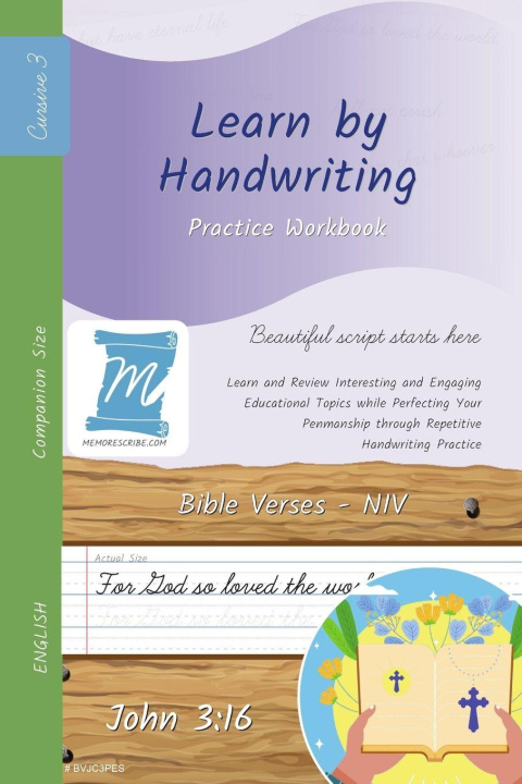 Kniha Handwriting Practice Workbook - Bible Verses - John 3 Victor Cobo