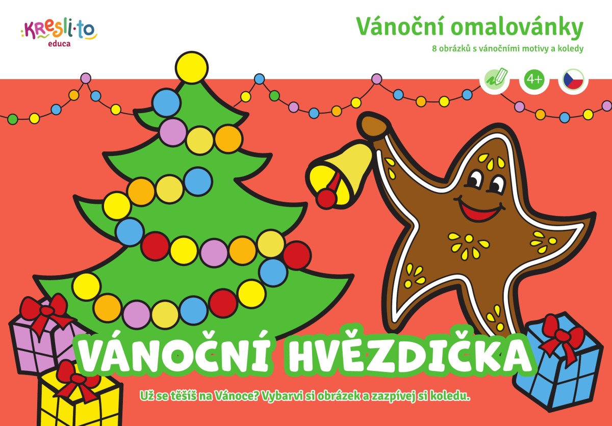Knjiga Vánoční hvězdička - Vánoční omalovánky Olga Slívová