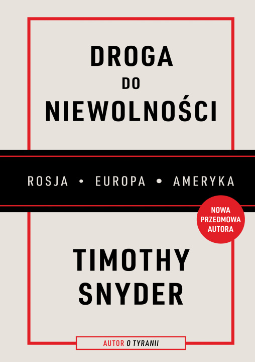 Kniha Droga do niewolności Timothy Snyder