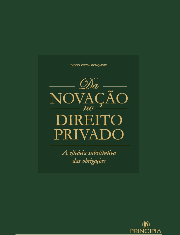 Kniha Da Novação no direito privado Diogo Costa Gonçalves