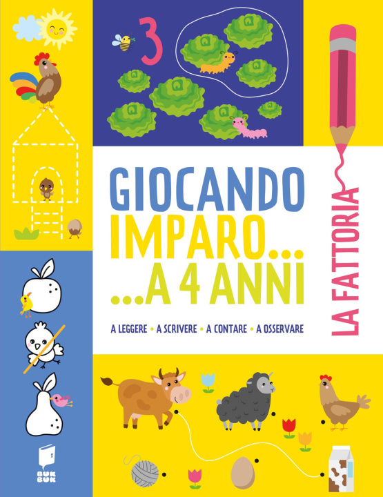 Libro fattoria. Giocando imparo... a 4 anni 