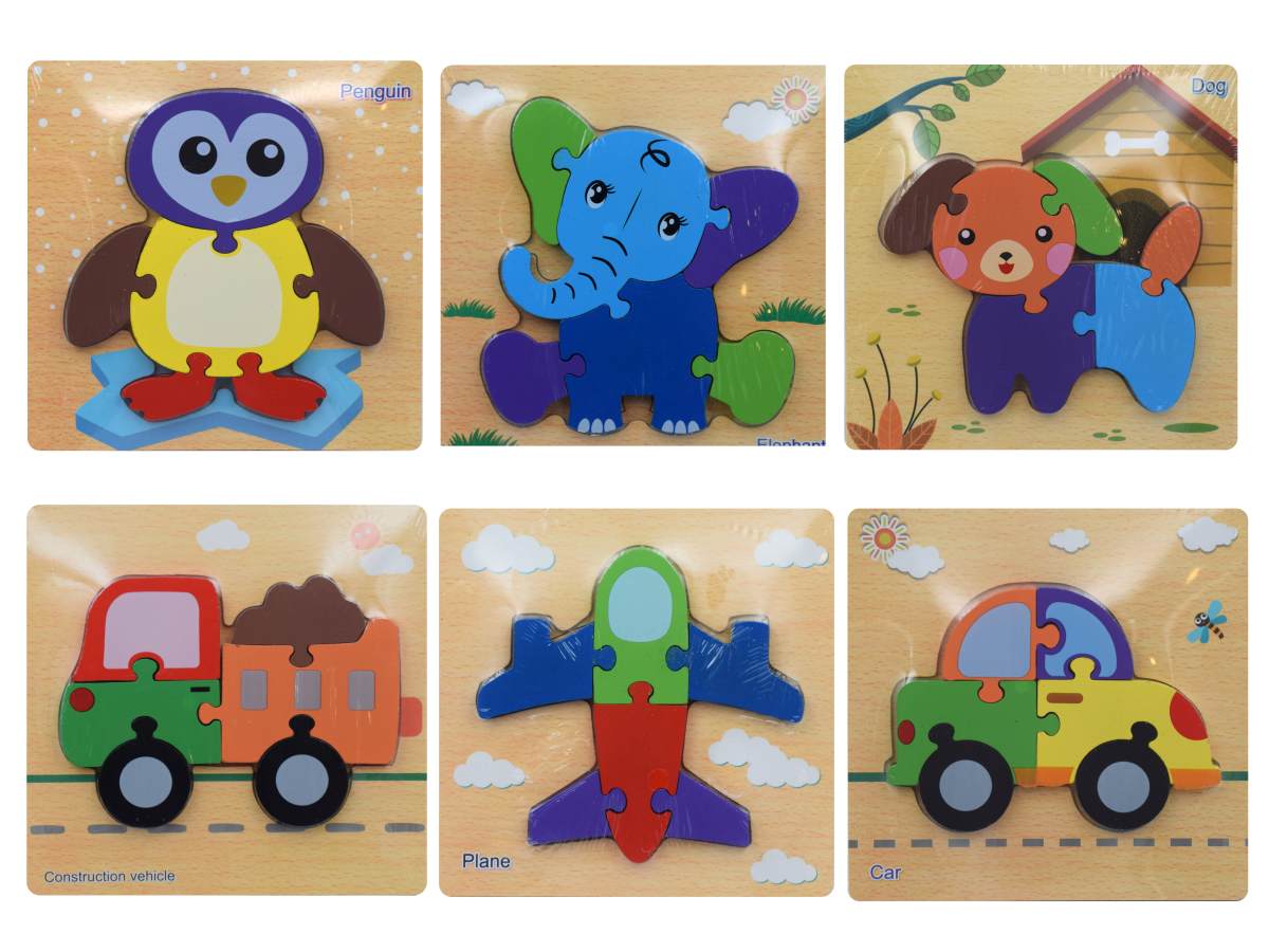 Книга Detské drevené puzzle 
