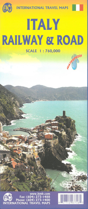 Tlačovina ITALY RAILWAY & ROAD WATERPROOF 