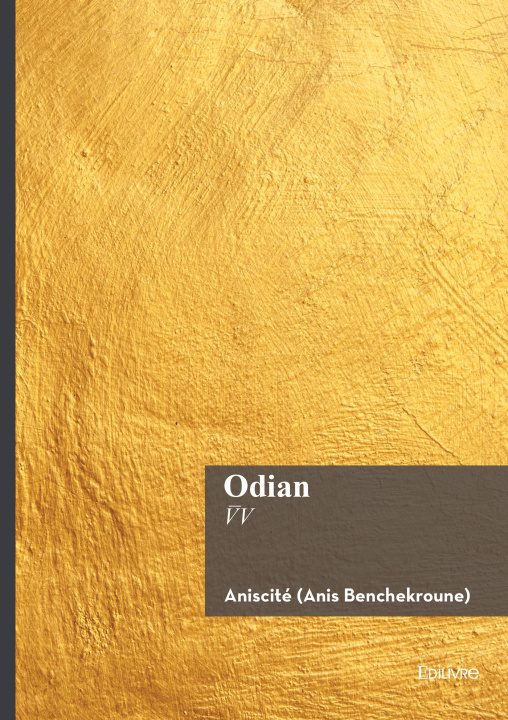 Kniha Odian Aniscité (Anis Benchekroune)