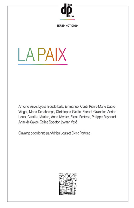 Kniha La Paix 