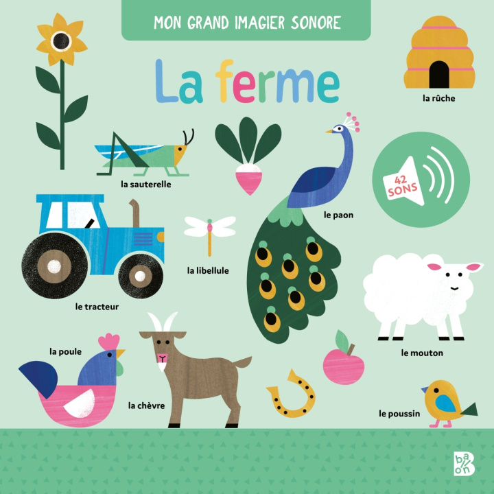Kniha Mon grand imagier sonore : La ferme (Carrefour 25 ans) 
