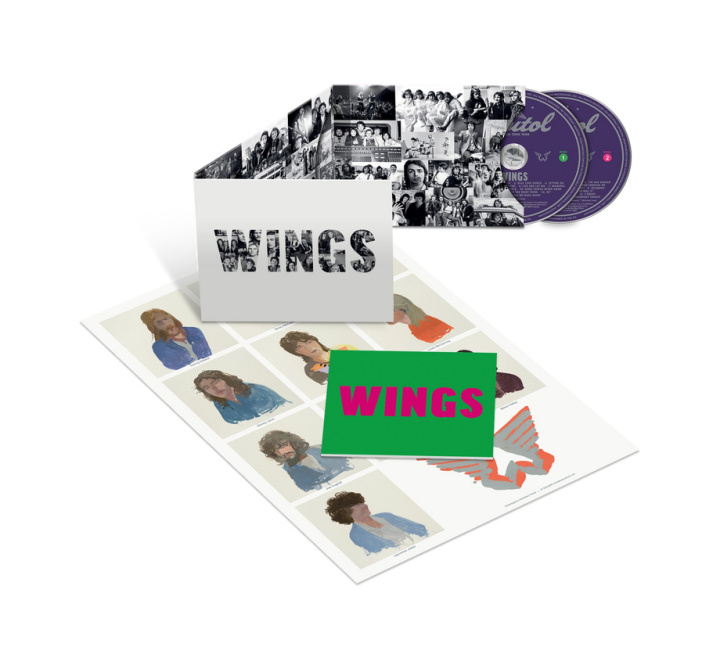 Audio WINGS (Ltd. 2CD,36pg Book,Poster) Paul McCartney and Wings