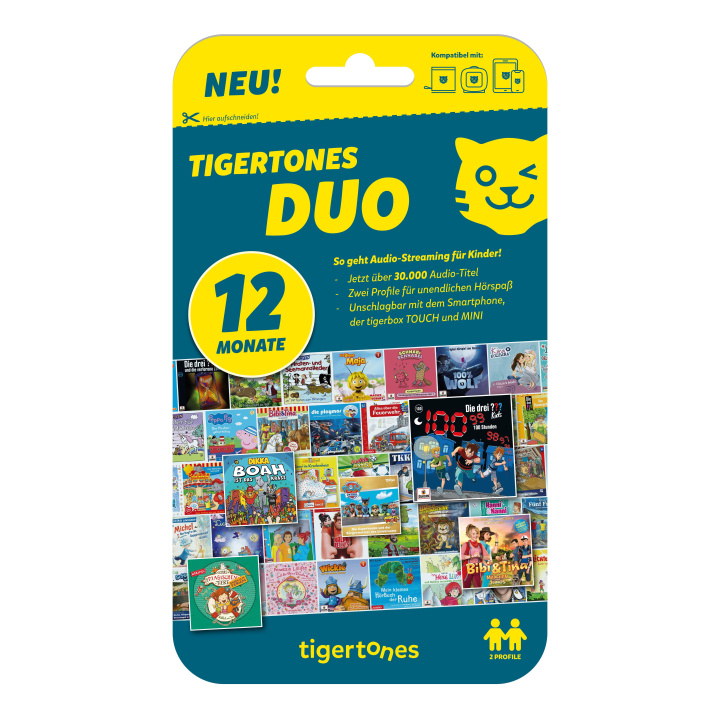 Igra/Igrača tigertones DUO ticket - 12 Monate 