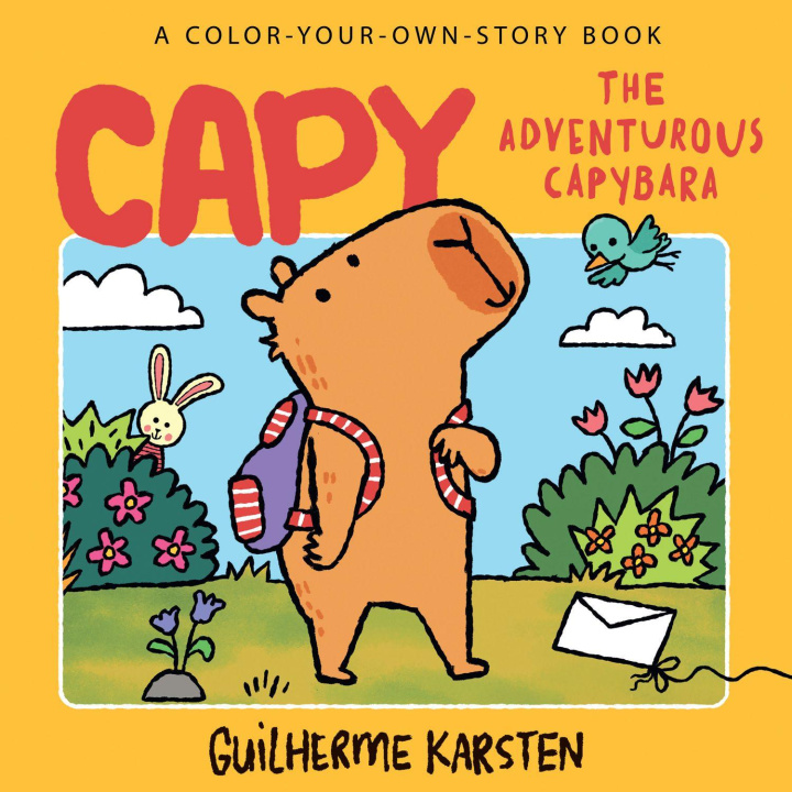 Kniha CAPY - The Adventurous Capybara: A Color-Your-Own-Story Book KARSTEN GUILHERME
