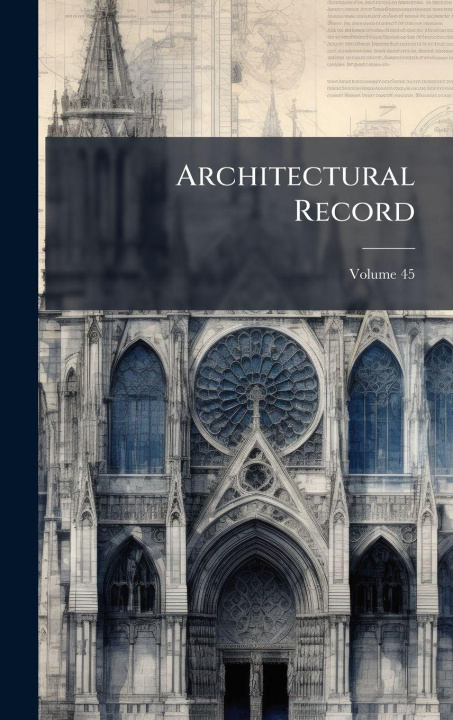 Kniha Architectural Record Anonymous