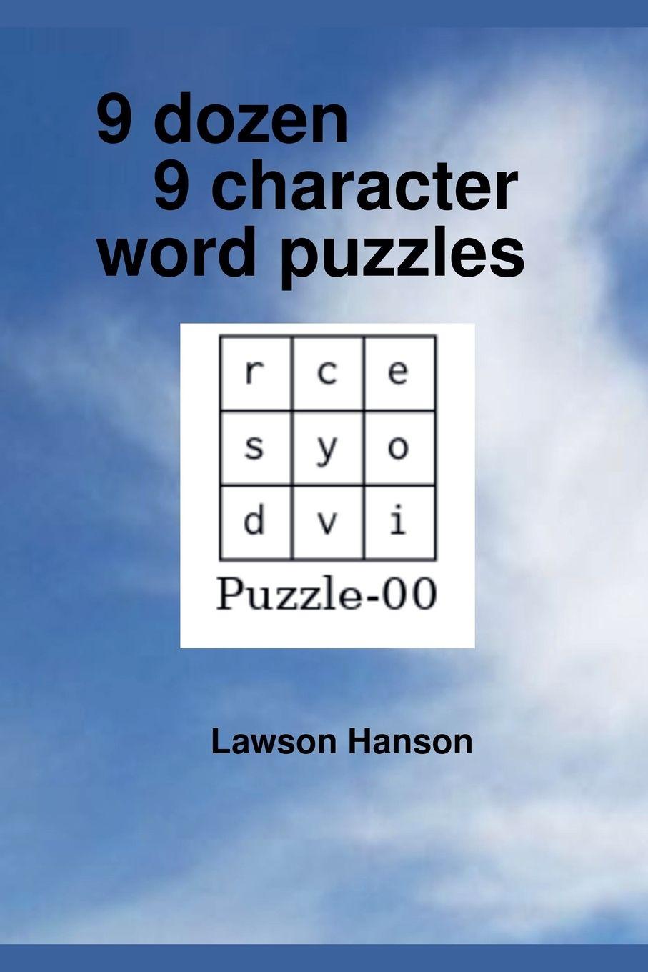 Libro 9 dozen 9 character word puzzles Lawson Hanson