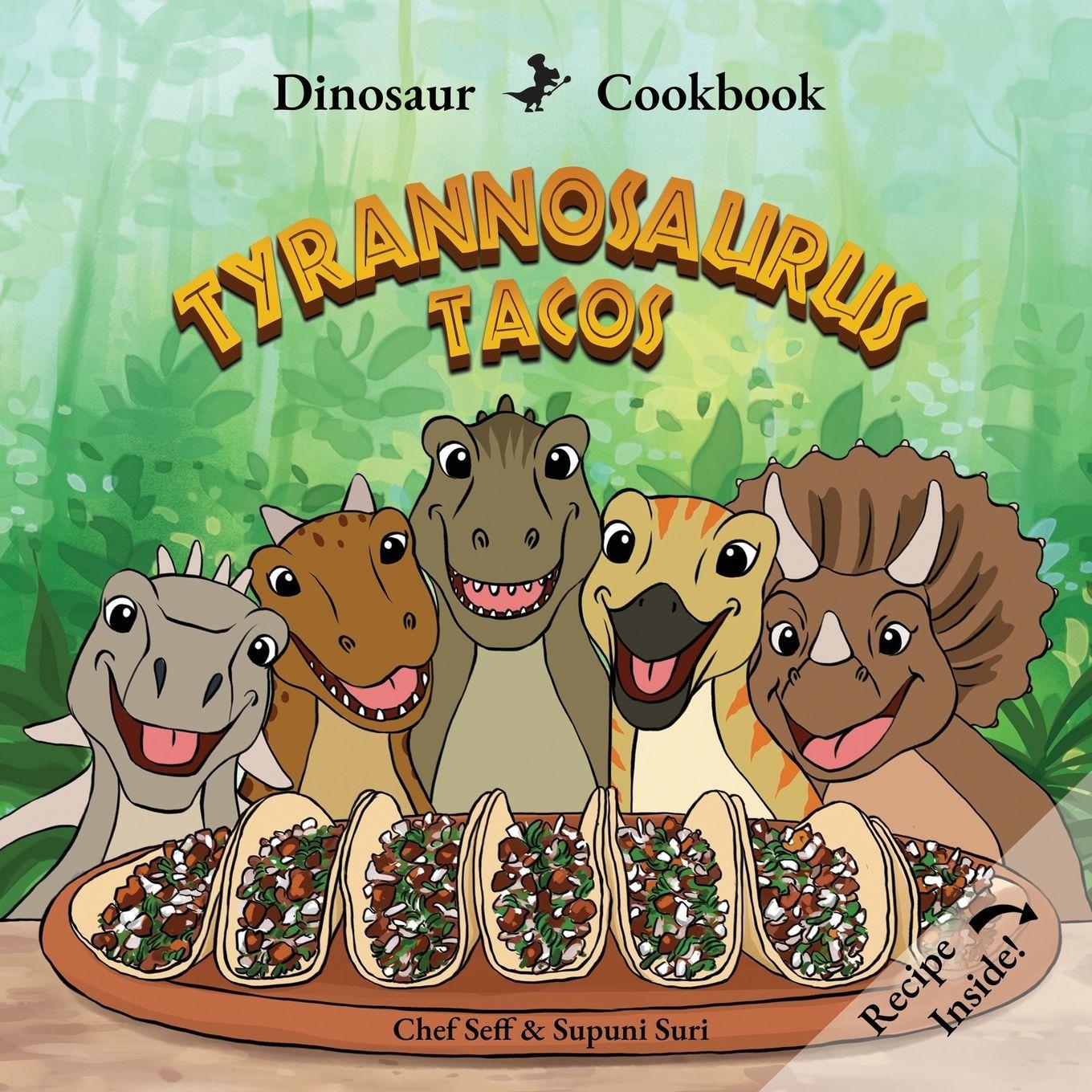 Boek Dinosaur Cookbook Chef Seff