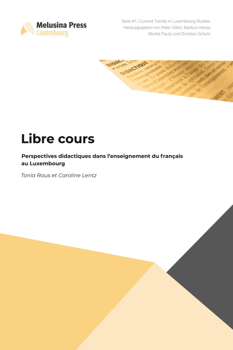 Kniha Libre cours Caroline Lentz