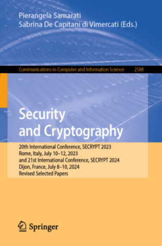 Knjiga Security and Cryptography Sabrina De Capitani Di Vimercati