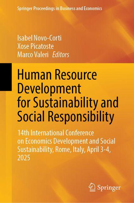 Knjiga Human Resource Development for Sustainability and Social Responsibility Xose Picatoste