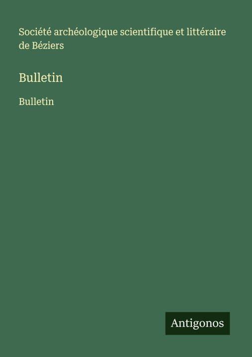Kniha Bulletin 