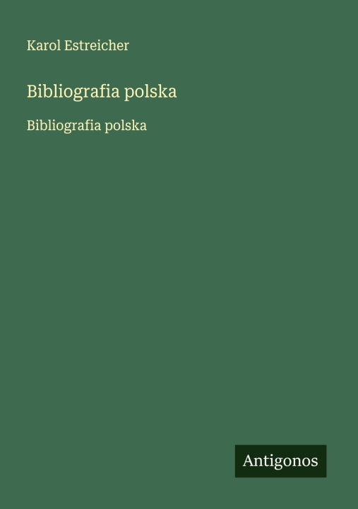 Knjiga Bibliografia polska 