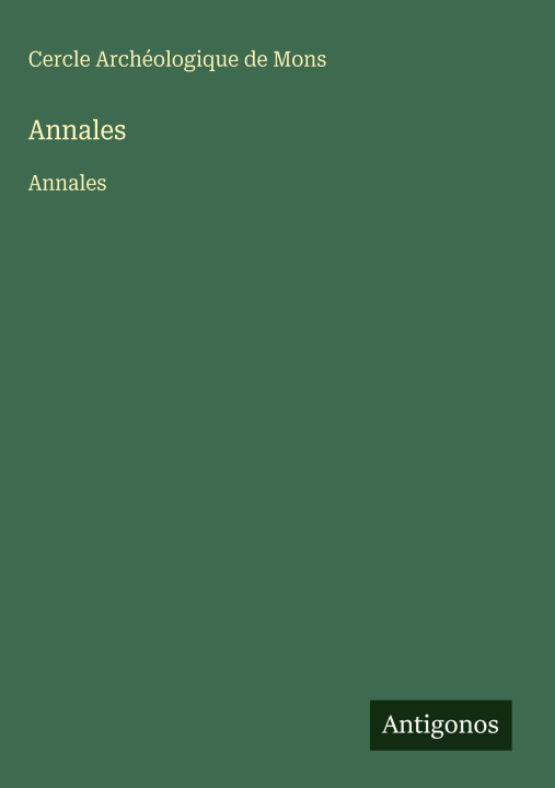Kniha Annales 