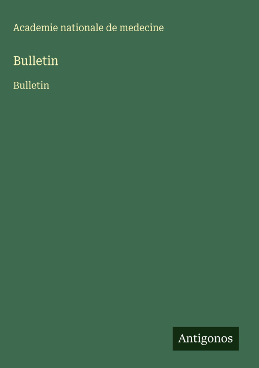Kniha Bulletin 
