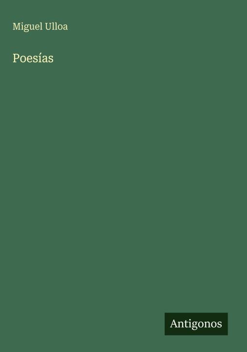 Knjiga Poesías 