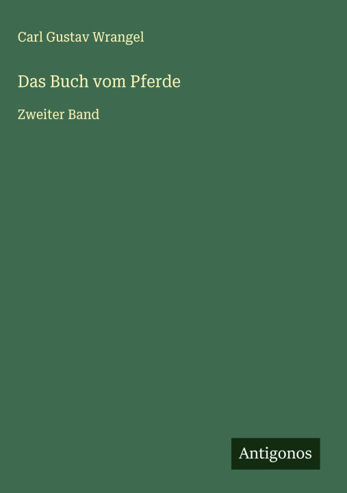 Knjiga Das Buch vom Pferde 