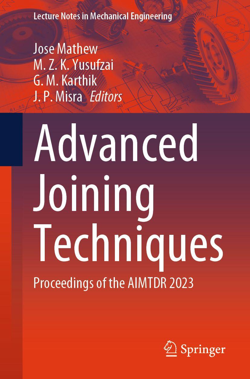 Βιβλίο Advanced Joining Techniques M. Z. K. Yusufzai
