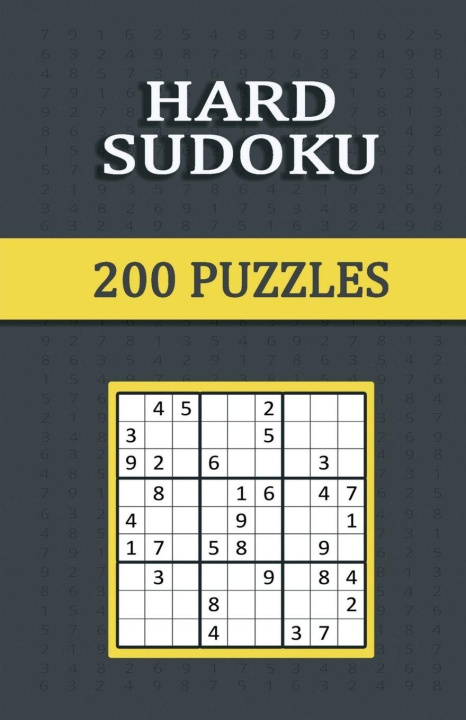 Книга Hard Sudoku 200 Puzzles Sarah M. Sky