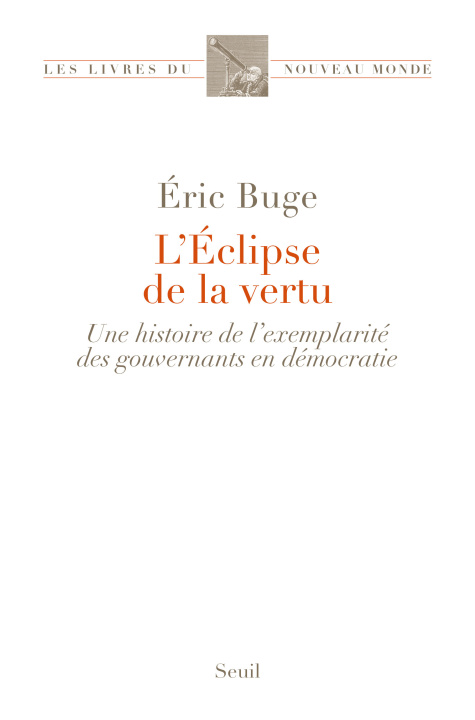 Kniha L'Éclipse de la vertu Eric Buge