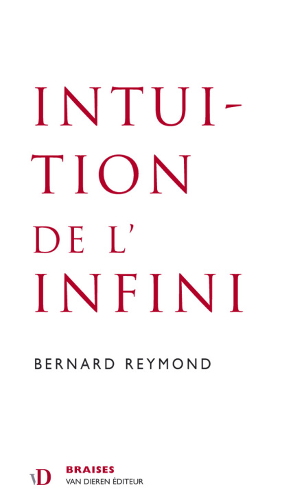 Boek Intuition de l'infini Bernard Reymond