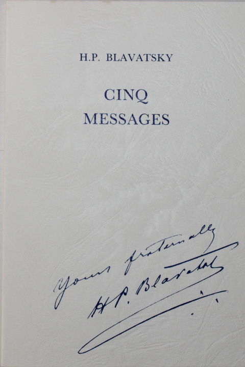 Knjiga Cinq Messages 