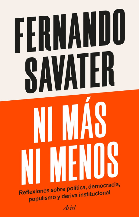 Kniha Ni más ni menos Fernando Savater