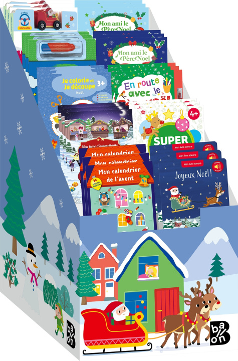 Kniha Box au sol Noël Auchan 92 ex 2025 