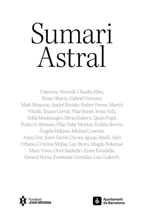 Kniha Sumari Astral 