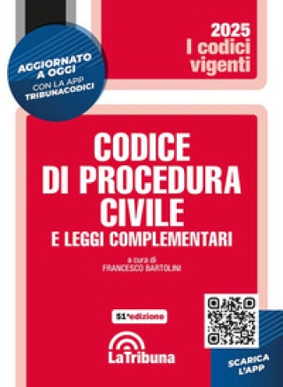 Knjiga Codice di procedura civile e leggi complementari 